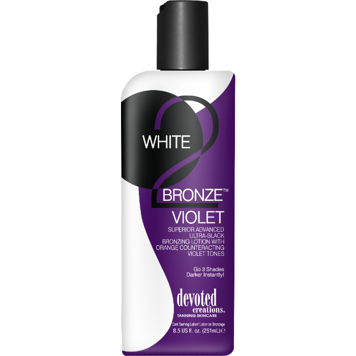 Devoted Craetions White 2 Bronze Violet Tanboutique.nl Devoted Creations W2B Violet